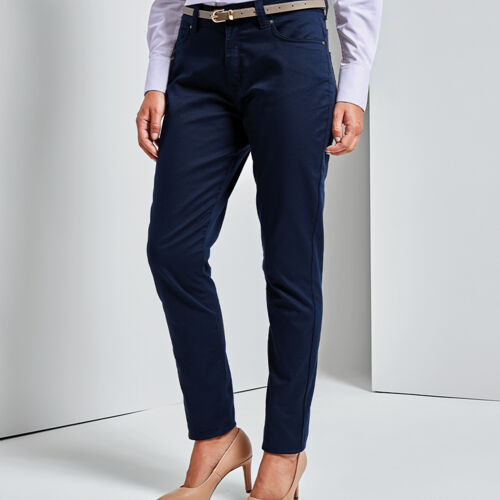 Premier Ladies Performance Chino Jeans Thumbnail