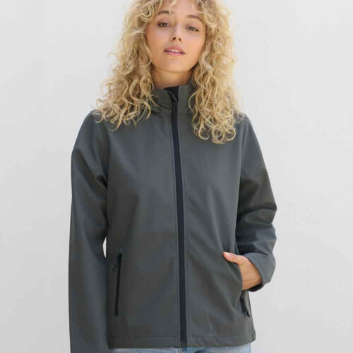 SOL'S Ladies Race Hooded Soft Shell Jacket Thumbnail
