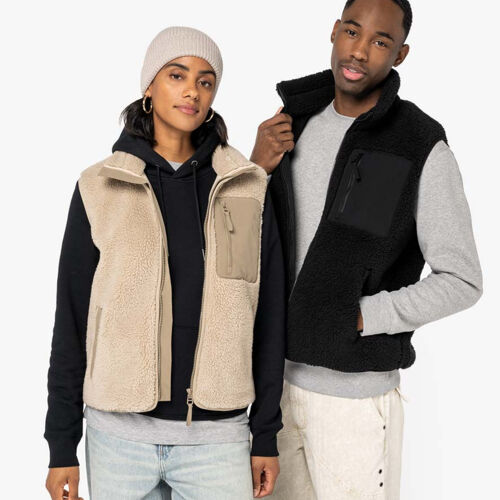 Native Spirit Unisex Sherpa Bodywarmer Thumbnail