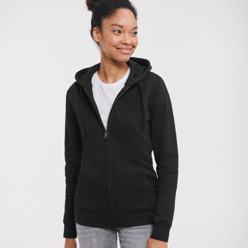 Women's authentic zipped hooded sweatshirt Thumbnail