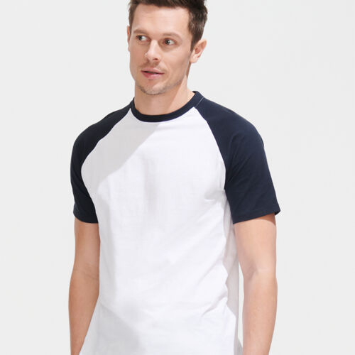 SOL'S Funky Contrast Baseball T-Shirt Thumbnail